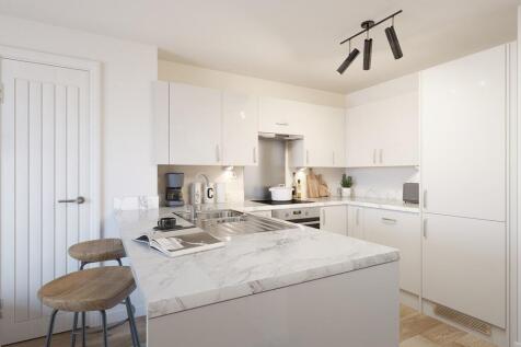 A modern easy to clean kitchen