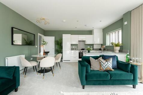 Open plan living creates a light &amp; airy space