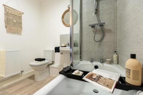 A main bathroom with high quality fixtures and fittings