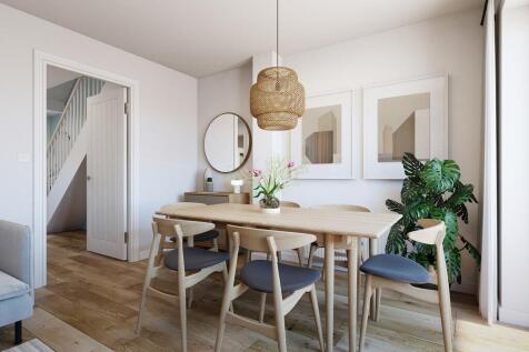 The dining area is ideal for family meals