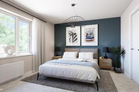 A light-filled and idyllic main bedroom