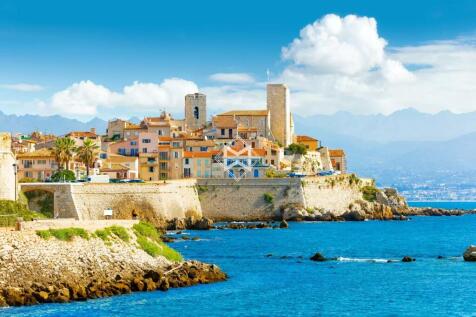 Historic center of Antibes city, French Riviera, P