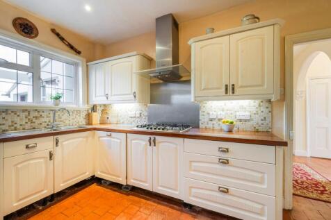 Kitchen with gas hob