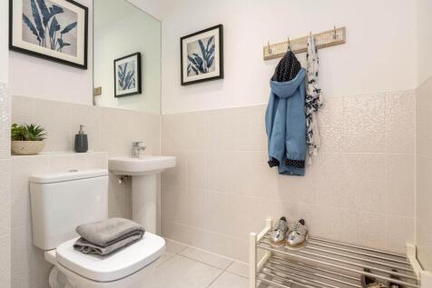 Convenient downstairs toilet