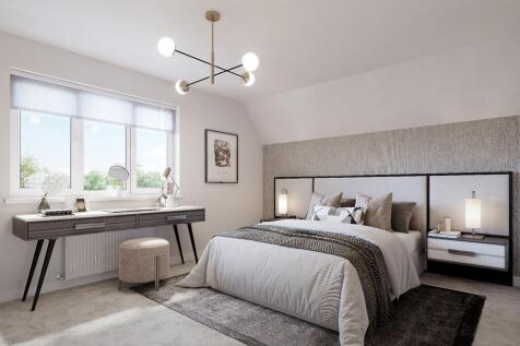 Spacious and bright bedroom