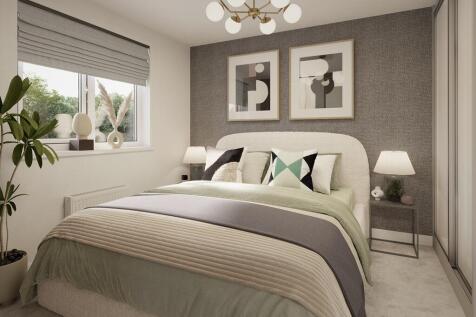 Double bedroom looks out onto the garden