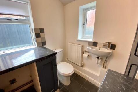Utility downstairs toilet