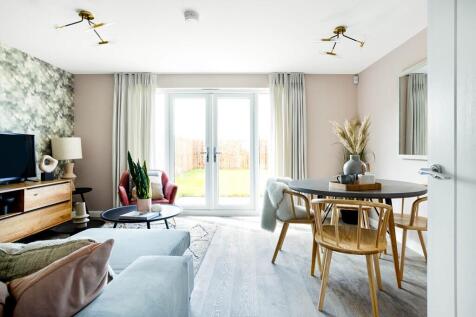 French doors from the lounge diner to the rear garden