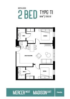2 Bed Floor Plan ...