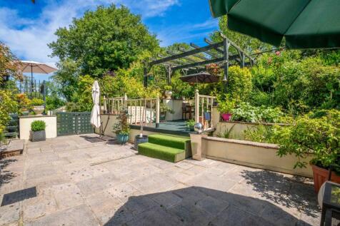 Rear gardens and seating area