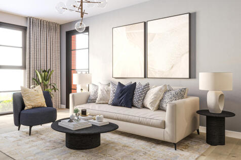 Living Room - Brookside Apartments (2-bed) 2