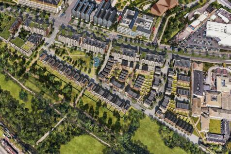 Canalside Quarter Top Down Aerial Development