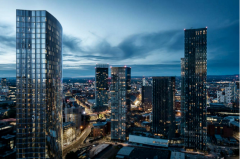The Blade, Manchester At Night