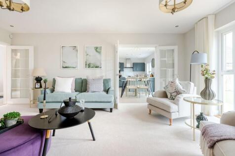 The downstairs living space can be opened up to be ideal for hosting family and friends