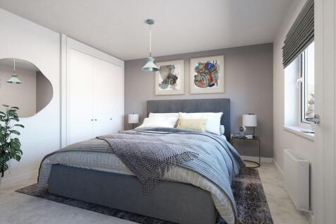 Bedroom 3 is also a double room with ample storage