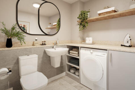 Convenient downstairs cloakroom/utility