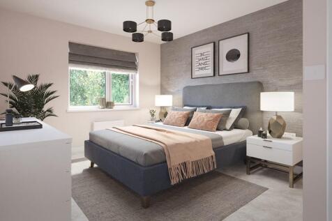 Spacious bedroom 1, with space for a king-sized bed