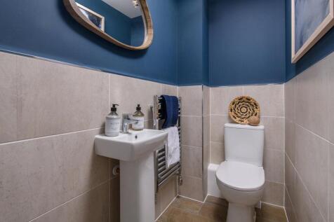 A downstairs toilet adds convenience