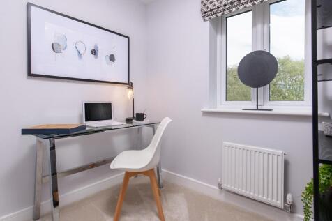 A dedicated home office or gaming room