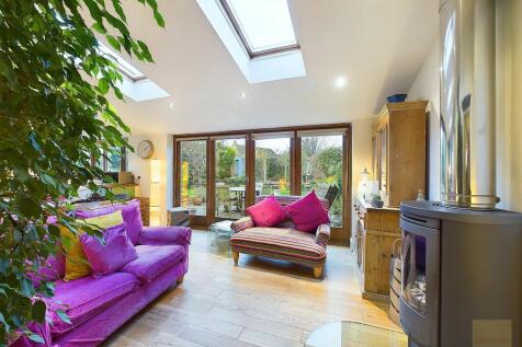 View to the rear garden from the living area.