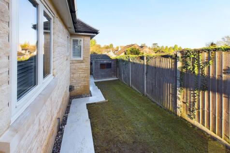 View to lawn area at the rear of the property