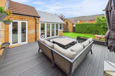 Decking area in the garden