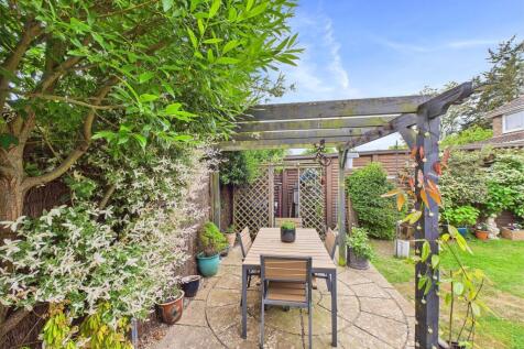 Patio area in the garden