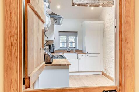 peak into the kitchen