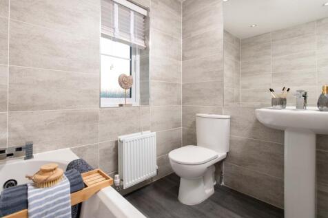 Internal view of a bathroom in a Radleigh house type
