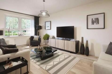 Computer generated image of the lounge in the Ascot 4 bedroom home