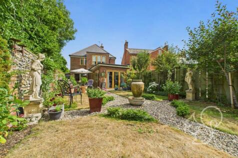 Rear of property