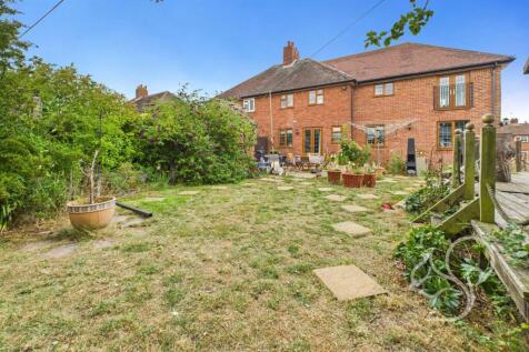 Rear of property