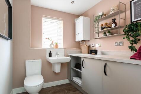 A handy cloakroom utility on the ground floor