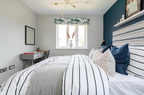 Bedroom 3 could be used as a games room - typical Taylor Wimpey home