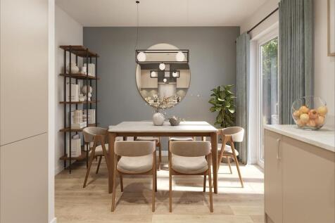 French doors from the dining area to let the outside in