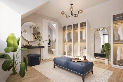 The second floor could be used as a dressing area