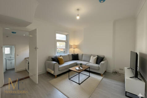 Staged living room