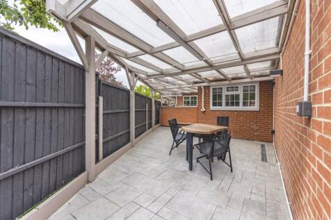 Covered patio area