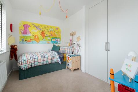 Bedroom four is styled on the book &#39;The Day The Crayons Quit&#39;