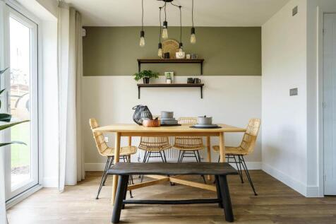 Double doors from the dining area make alfresco dining easy