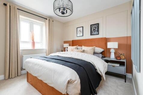 The main bedroom offers a place to unwind