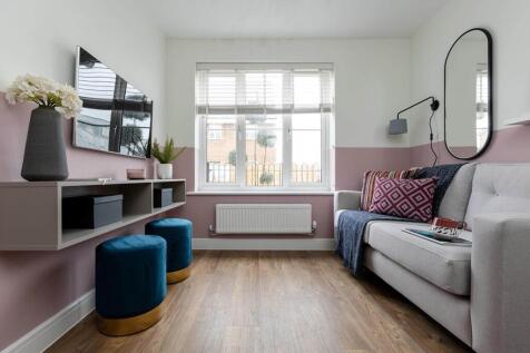A third reception room could be used as a home office or family room