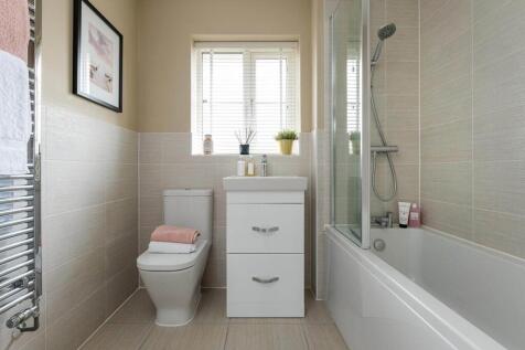 A family bathroom completes the home