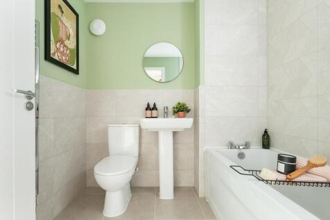A family bathroom completes the home