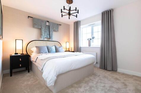 The main bedroom offers a place to unwind away from the rest of the home