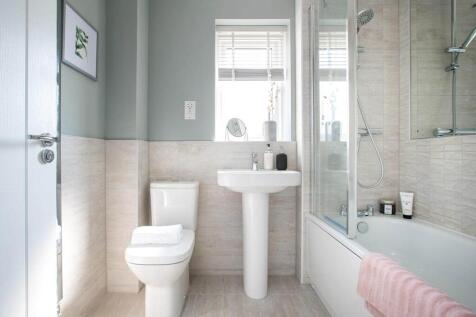 A family bathroom completes the home
