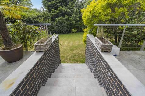 Steps leading to garden