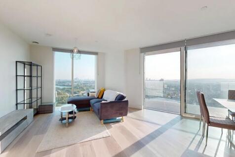 A bright and airy living room featuring a moder...