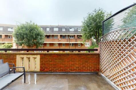 Bright and clean outdoor terrace area with ampl...