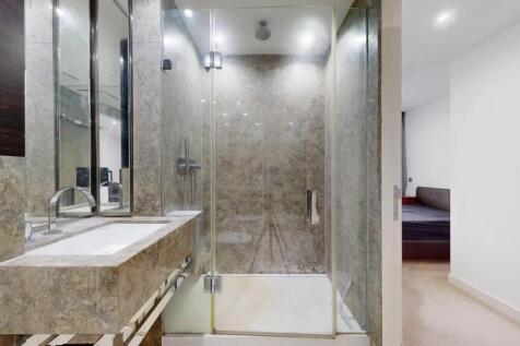 A stylish bathroom suite featuring a spacious g...